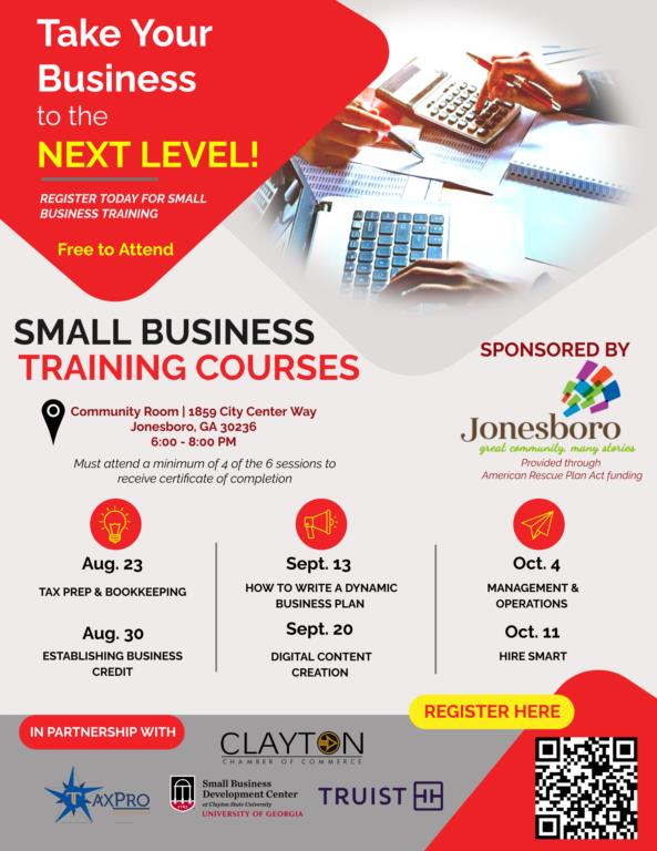 Small Business Flyer - August 30th